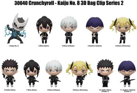 Kaiju No. 8 PVC Bag Clips Series 2 Display (24)