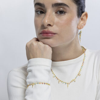 Kaiquia 925 Sterling Zilveren Armband Veelkleurig