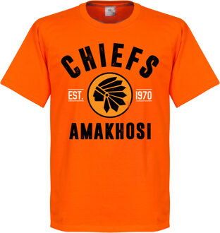 Kaizer Chiefs Established T-Shirt - Oranje - XL