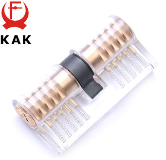 KAK Cutaway Transparante Koperen Sloten Training Vaardigheid Professionele Zichtbaar Praktijk Hangsloten Lock Pick Slotenmaker Levert