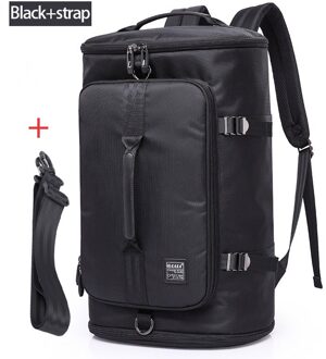 Kaka 40L Mannen Rugzak 15.6 Laptop Tas Schoenen Rugzak Reizen Sport Fitness Tassen Voor Vrouwen Tieners School Rugzak Rugzak 2202BLACKSTRAP