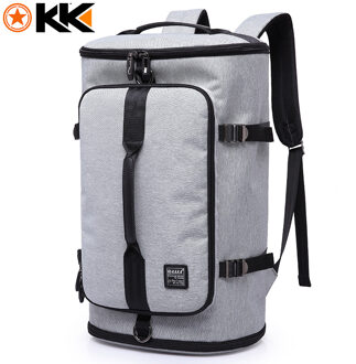 Kaka 40L Mannen Rugzak 15.6 Laptop Tas Schoenen Rugzak Reizen Sport Fitness Tassen Voor Vrouwen Tieners School Rugzak Rugzak 2202grijs