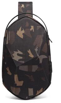 Kaka Mannen Rugzak Tas Borst Zak Mannen Schoudertas Usb Charge Cross Body Bags Mannen Tassen Borst Terug Pack rugzak Tas Voor Mannen camouflage
