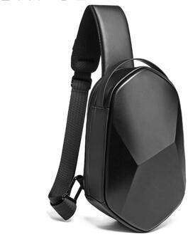 Kaka Mannen Rugzak Tas Borst Zak Mannen Schoudertas Usb Charge Cross Body Bags Mannen Tassen Borst Terug Pack rugzak Tas Voor Mannen zwart