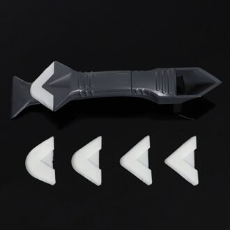 Kalefateren Finisher 3 In 1 Multifunctionele Siliconen Remover Kalefateren Finisher Kit Glad Schraper Grout Kit Tools Voor Duurzaam