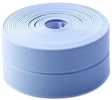 Kalefateren Strip Kit Tape Voor Bad Zelfklevende Afdichtingstape Voor Keuken Aanrecht Badkamer Douche Toilet Wastafel Muur Hoek blauw