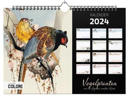 Kalender 2024 - Vogelprenten van de Japanse meester Koson -  Studio Colori (ISBN: 9789492598424)