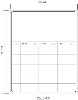 Kalender Schema A3 Zachte Magnetische Memo Message Board Schrijven Zachte Whiteboard Magneet BSH00 leaflet