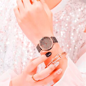 Kalender Tijd Horloge Mode Paar Horloge Multicolor Valentijnsdag Armband Horloge Set Speelgoed Draagbare Klok Relogio zwart