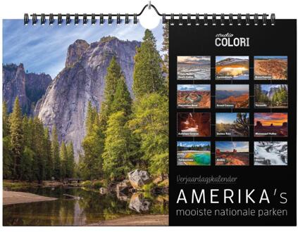 Kalender Verjaardagskalender Amerika's mooiste nationale parken | Studio Colori