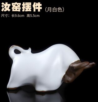 Kalf Keramische Thee Huisdier Ornamenten, Thee Play Ru Porselein Kan Worden Geopend, Thee Set Kung Fu Accessoires B