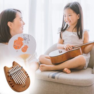 Kalimba 8 Toetsen Thumb Piano Lichtgewicht Draagbare Muziek Met Lanyard Mini Vinger Piano Elements Voor Kinderen Volwassen