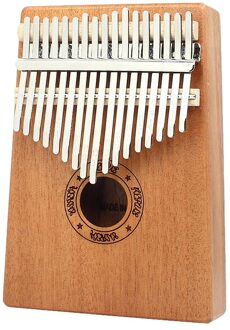 Kalimba Duim Piano 17 Toetsen Mahonie Houten Vinger Percussie Voor Music Lover Beginners Kinderen