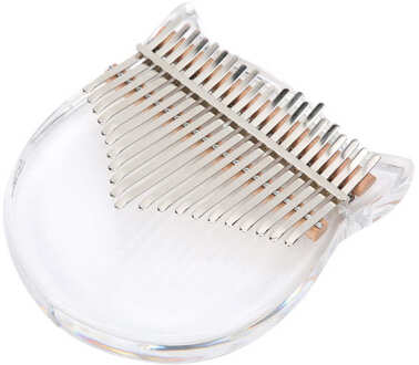 Kalimba Duim Piano Transparante Acryl 21 Key Kalimba Beginner Muziek Instrument Met Zak