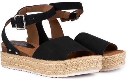 Kally Espadrille Sandalen Zwart - EU 40.5 / UK 7