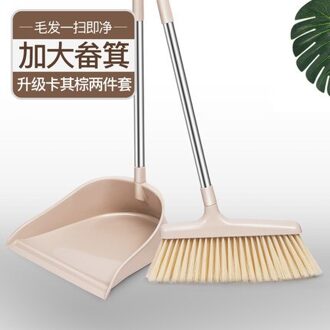 Kam Roterende Bezem Stoffer Combinatie Huishouden Vloer Vegen Non Stick Haar Zacht Haar Bezem Bezem Handvat Stoffer Set stijl 1