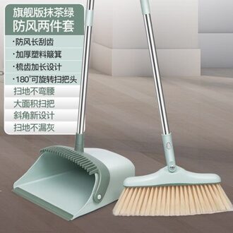 Kam Roterende Bezem Stoffer Combinatie Huishouden Vloer Vegen Non Stick Haar Zacht Haar Bezem Bezem Handvat Stoffer Set stijl 5