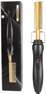 Kam Stijltang Verwarming Kam Haar Rechttrekken Borstel Multifunctionele Hair Curler Krultang Styling Strijkijzers Kam VS