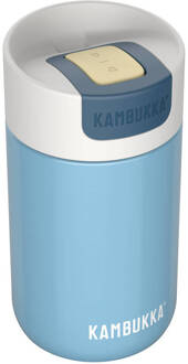 Kambukka Thermosbeker/koffiebeker - 300 Ml - Lekvrij - 6 Uur Warm - Kambukka Isoleerbeker - Olympus Silk Blue Blauw