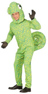 Kameleon verkleedkleding voor volwassenen M (48-50) - Carnavalskostuums Groen