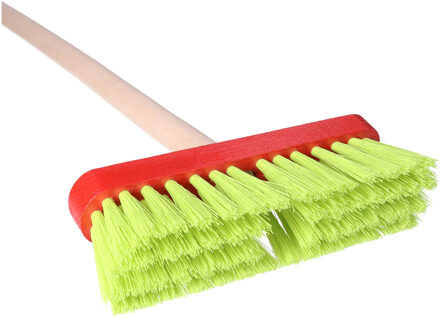 Kamer kinderbezem - rood/geel 70 cm - speelgoed bezem voor kinderen Multi