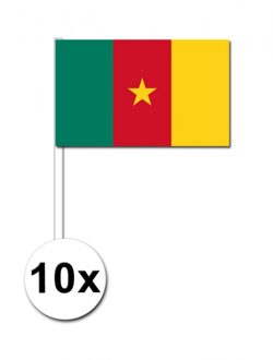 Kameroen zwaai vlaggetjes 10 stuks