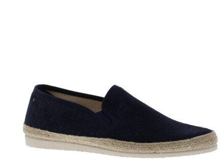Kamiel3 espadrille print | heren | maat: | suede - maat 42 Blauw