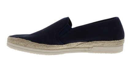 Kamiel4 suede espadrille | heren | maat: | suede Blauw - 45