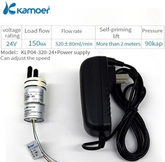 Kamoer KLP04 Waterpomp Verstelbare Membraanpomp 12V Dc Waterpomp, 24V, Pmw Control Ondersteuning, borstelloze Motor, Anti Noise Supp 320-24-Power supply