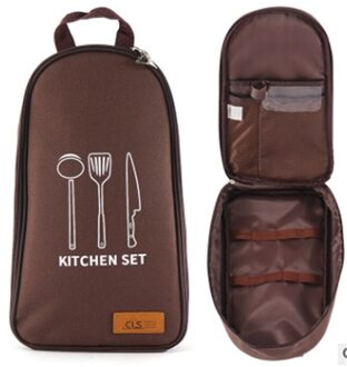 Kamp Keuken Werktuig Organisator Reizen Set Draagbare Bbq Camping Kookgerei Handtas 2