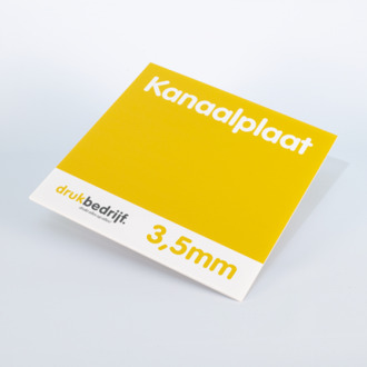 Kanaalplaat bedrukken - perfect materiaal voor reclameborden en makelaarsborden drukken