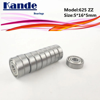 Kande Bearings 625 ABEC-1 625ZZ ABEC-3 625ZZ ABEC-5 625 ZZ Miniature openbuilds wheel v-slot Ball Bearing 5x16x5mm 625-2Z