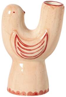 Kandelaar vogel - multikleur - 13x8.5x6 cm