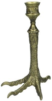 Kandelaar Vogelpoot Brons, 18cm