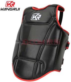 Kang Rui Jeugd Borst Bescherming Sanda Boksen Training Kinderen Game Protector Vechten Rood Rood / L