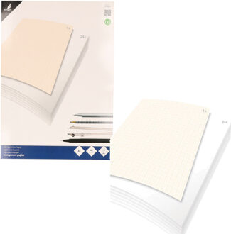 Kangaro 2x blokken transparant tekenpapier A3 - Hobbypapier