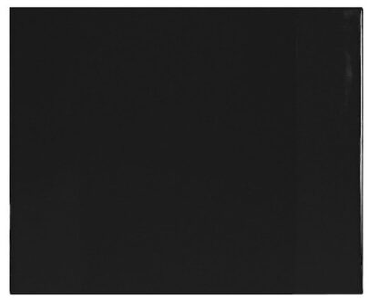 Kangaro Bureau onderlegger/placemat van pvc 63 x 50 cm - Bureau beschermer - Design zwart