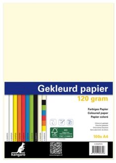 Kangaro Kopieerpapier A4 120gr 100vel beige