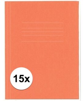 Kangaro Opbergmappen folio formaat oranje 15 stuks