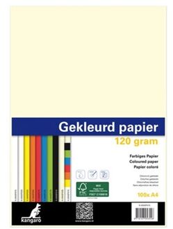 Kangaro Papier basic a4 100vel roomwit 120gr
