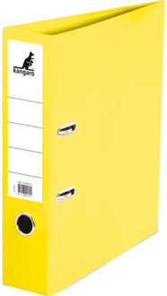 Kangaro Ringband map/ordners A4 - geel - 31 x 28 x 7 cm - Documenten map - Opbergmap