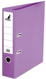 Kangaro Set van 10x stuks opberg ordners paars A4 75 mm