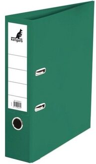 Kangaro Set van 10x stuks ringband map/ordner groen 75 mm A4