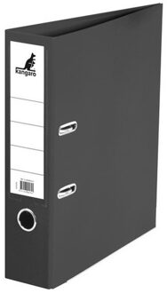 Kangaro Set van 6x stuks ringband mappen/ordners zwart 75 mm A4