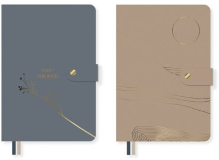 Kangaro soft scenes notitieboek softcover, formaat a5, gelinieerd, assorti