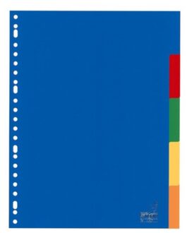 Kangaro Tabbladen Kangaro 23-gaats A405M 5-delig assorti PP