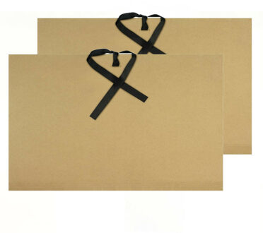 Kangaro tekeningenmap opbergmap A4 formaat - 2x - 500 grams - karton - beige