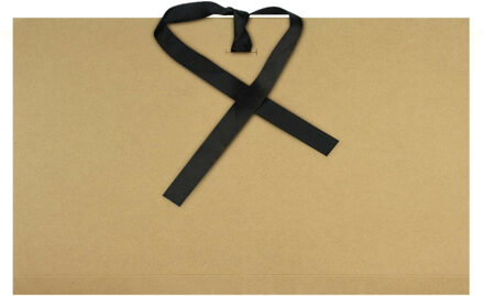 Kangaro tekeningenmap opbergmap A4 formaat - 500 grams - karton - beige Bruin