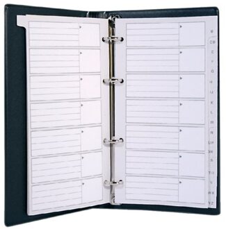 Kangaro Telefoonalbum KTC K-6200 A-Z 4-rings zwart