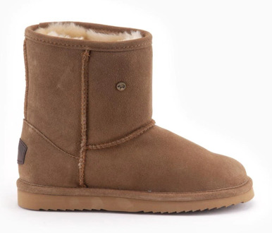 Kangaroo Women Suede - Merino Wol Pantoffel Bruin - 36